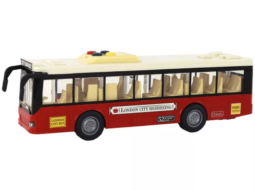 Elemmel működő buszfények hangjai Red City 1:16