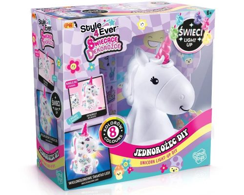 Világító dekorációs sarkok készlet - DIY Unicorn