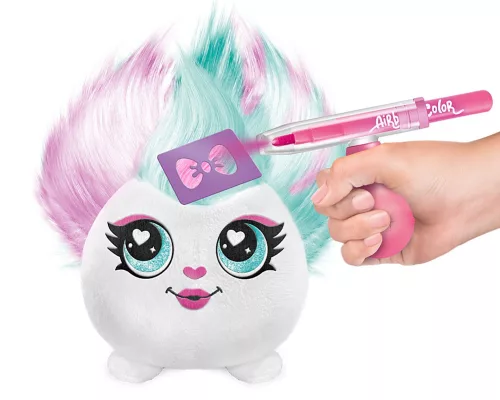 Plüss frizura design kabala - szett kézi airbrush köddel