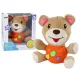 Interaktív Plüss Maci Narancssárga Játék 23 cm