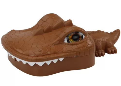 Krokodil horgászjáték mágneses barna krokodil