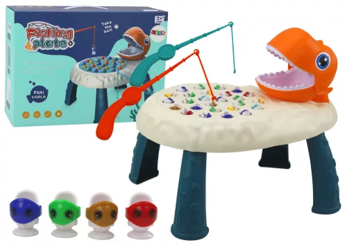 Arcade játék horgászasztal dinoszaurusz narancssárga
