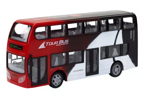 RC emeletes busz lámpákkal