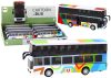 Emeletes motoros busz fém színes fények hangok