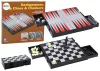 3 az 1-ben játékkészlet: mágneses tábla, sakk, dáma, backgammon