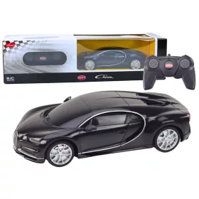 Bugatti Veyron Chiron távirányítós autó, fekete, 1:24