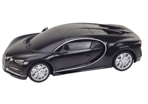 Bugatti Veyron Chiron távirányítós autó, fekete, 1:24