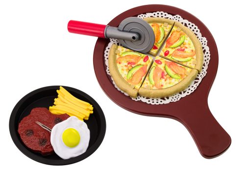 Gyorséttermi készlet Gyümölcssteak Fagylalt Kiegészítők Pizza Sült Krumpli 26 db.