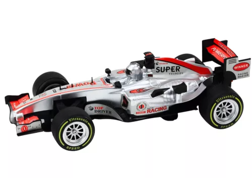 1:9 ezüst motoros sportautó-versenyző hangok