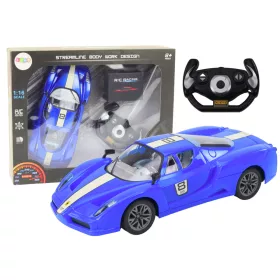 Távirányítós sportautó 1:16 R/C kék