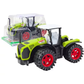   Mezőgazdasági traktor nagy súrlódású meghajtású zöld mezőgazdasági jármű