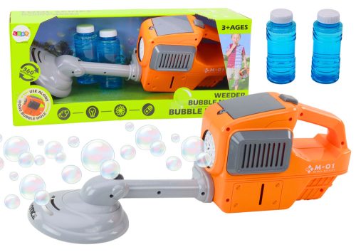 Bubble Machine fűnyíró szegélynyíró két folyadék narancssárga