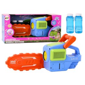 Láncfűrészes buborékgép kék