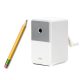 Ceruzahegyező tartállyal, pengeállítással, fehér