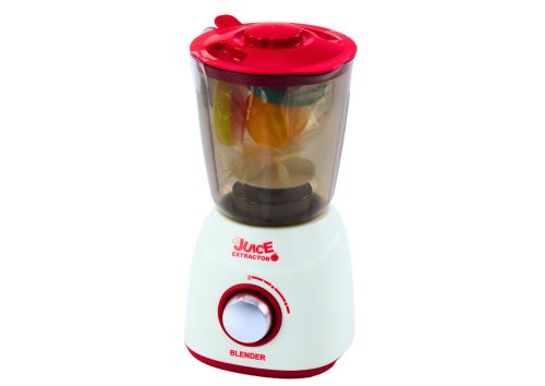 Gyerek turmixgép forgó lámpákkal hangos gyümölcsökkel 3 db