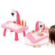 Mini Projektor Robot Asztal 2 az 1-ben Kiegészítők Rózsaszín