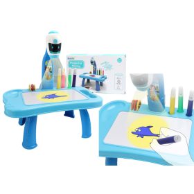 Mini Projektor Robot Asztal 2 az 1-ben Kiegészítők Kék