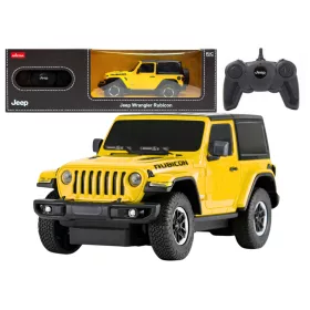   JEEP Wrangler JL Rubicon távirányítós RC autó Rastar sárga 1:24