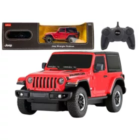   JEEP Wrangler JL Rubicon távirányítós RC autó Rastar piros 1:24