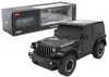 JEEP Wrangler JL Rubicon távirányítós RC autó Rastar fekete 1:24