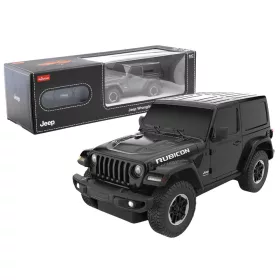   JEEP Wrangler JL Rubicon távirányítós RC autó Rastar fekete 1:24