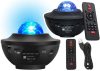 Csillagprojektor LED éjszakai fény Bluetooth hangszóró távirányítóval
