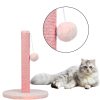 Macska Kaparóoszlop Kaparótorony Rózsaszín 40 cm x 30 cm