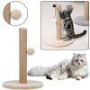 Macska Kaparóoszlop Kaparótorony Világosbarna 40 cm x 30 cm