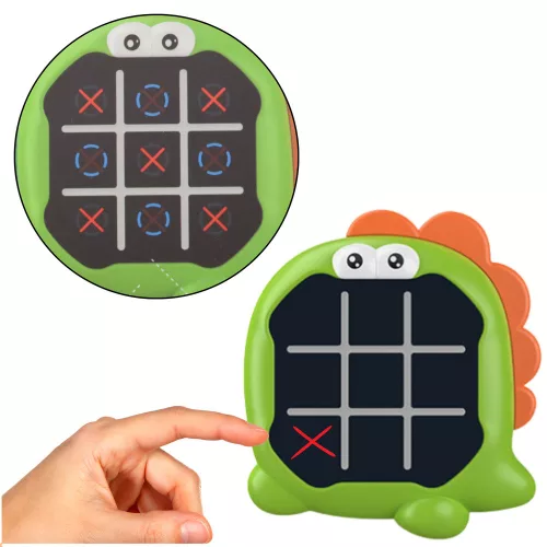 Elektronikus játék 3 az 1-ben Amőba Memória Zöld Dinoszaurusz
