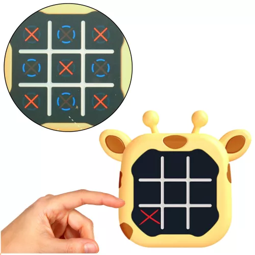 Elektronikus játék 3 az 1-ben Amőba Memória Sárga Zsiráf