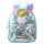 Gyerek hátizsák Unikornis Szarvval Mozgó Konfetti Kék 25cm 4.5L