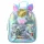 Gyerek hátizsák Unikornis Szarvval Mozgó Konfetti Kék 25cm 4.5L