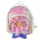 Gyerek hátizsák flitteres tüll masnival, fehér, 20 cm, 3,8 l
