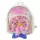 Gyerek hátizsák flitteres tüll masnival, fehér, 20 cm, 3,8 l