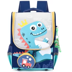 Dinoszaurusz Iskolatáska Táska Mozdony Medállal 21L