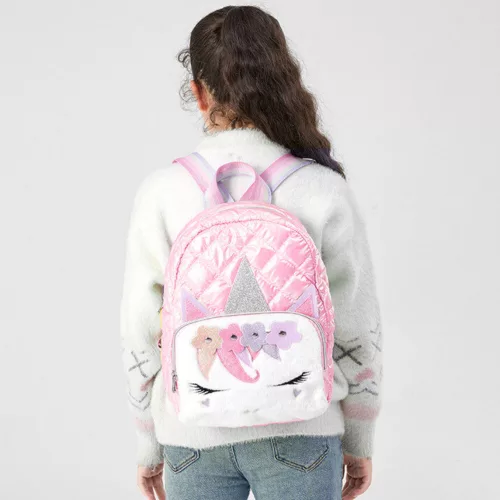Steppelt Iskolai Hátizsák Unikornis Rózsaszín 32cm