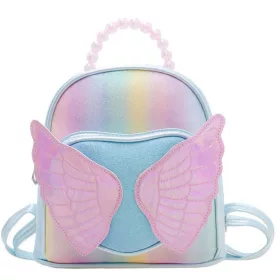 Gyerek hátizsák Fényes Szárnyak Gyöngyök Kék 22cm