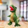 Plüss Játék Dinoszaurusz Texturált Bőrrel Zöld 45cm