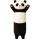 Plüss Panda Kabala Párna, Hosszúkás, Görgős, Fekete-Fehér, 70cm
