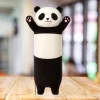 Plüss Panda Kabala Párna, Hosszúkás, Görgős, Fekete-Fehér, 70cm