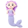 Plüss sellő gyöngyökkel, lila, 32cm