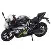 Sport Motorkerékpár Fém Lámpák Hangok Fekete 250 SR 1:12