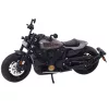 Chopper Motorcycle Fém Világítások Hangok Fekete Szürke Elemek 1:12