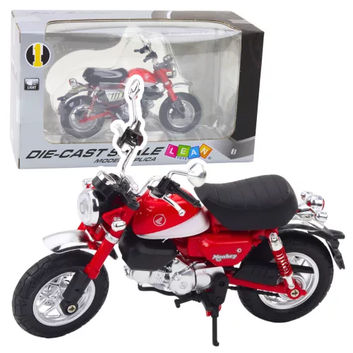 Retro klasszikus fém motorkerékpár lámpák piros 1:12