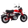 Retro klasszikus fém motorkerékpár lámpák piros 1:12