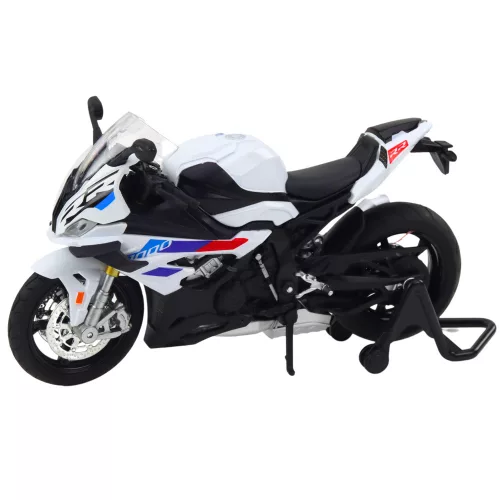 Sport Motorkerékpár Fém Világítás Hangok Fehér S1000 1:12