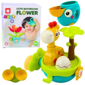   Zsiráf fürdőjáték szenzoros interaktív tapadókorongok színes