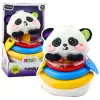 Szenzoros Játék Tumbler Panda Piramis Ringató Rágókák Csörgő