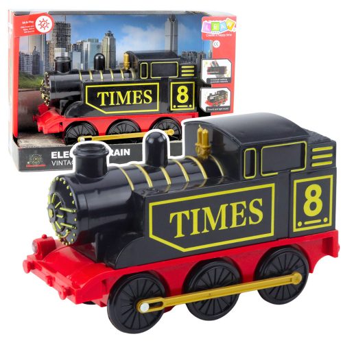 Klasszikus retró elektromos mozdony fényei hangok