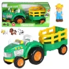 Mezőgazdasági traktor kisgyermekeknek traktor állatok gazda fények hangok